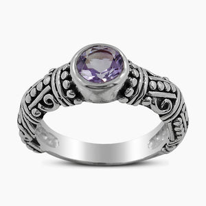 925 Sterling Silver Garnet Rings