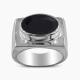 925 Sterling Silver Citrine Men's Rings