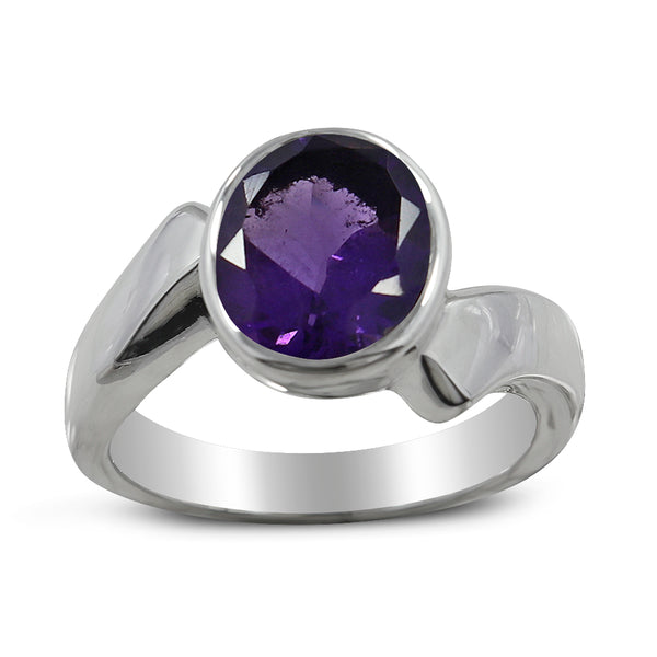 925 Sterling Silver Amethyst Ring