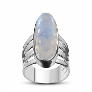 Natural Tiger Eye Silver Ring