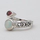 Labradorite Gemstone Silver Rings