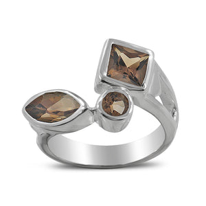 925 Sterling Silver Garnet Ring