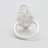 925 Sterling Silver Blue Topaz Rings