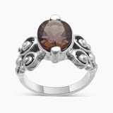 Natural Black Onyx Silver Rings