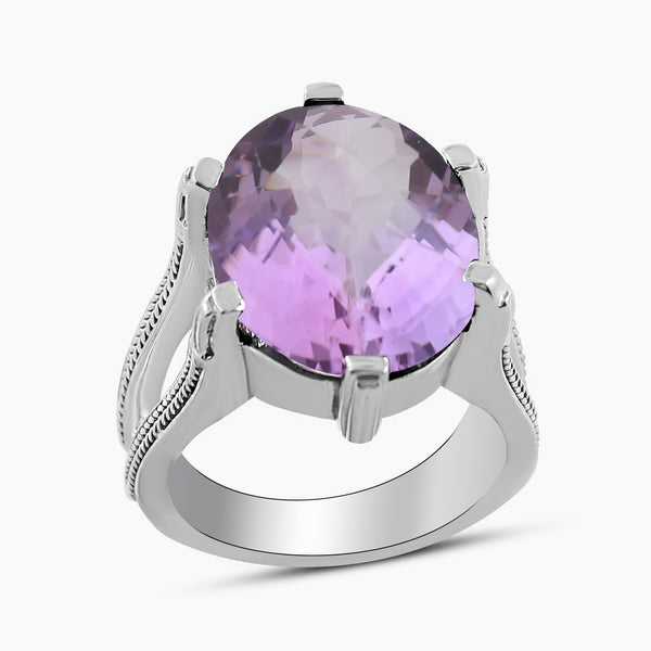 925 Sterling Silver Amethyst Rings