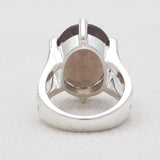 925 Sterling Silver Smoky Quartz Rings