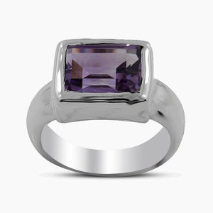 925 Sterling Silver Amethyst Rings