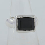 Amethyst Cut Gemstone Designer Silver Ring