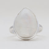 Rainbow Moonstone Sterling Silver Rings
