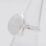 Rainbow Moonstone Sterling Silver Rings