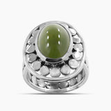 925 Sterling Silver Idocrase Rings