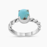 Rainbow Moonstone Silver Rings