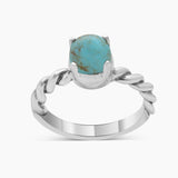 Rainbow Moonstone Silver Rings