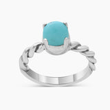 Rainbow Moonstone Silver Rings