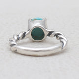 Rainbow Moonstone Silver Rings