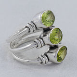 925 Sterling Silver Ethiopian Opal Ring