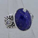 925 Starling Silver Labradorite Ring