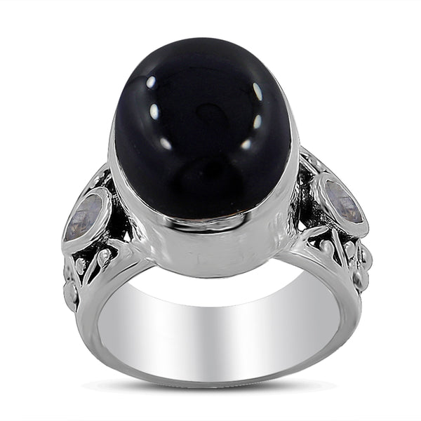 925 Sterling Silver Labradorite Ring