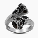 Smoky Quartz Gemstone Silver Rings