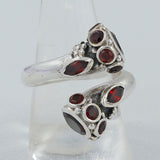 Smoky Quartz Gemstone Silver Rings