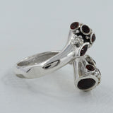 Smoky Quartz Gemstone Silver Rings