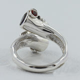 Smoky Quartz Gemstone Silver Rings