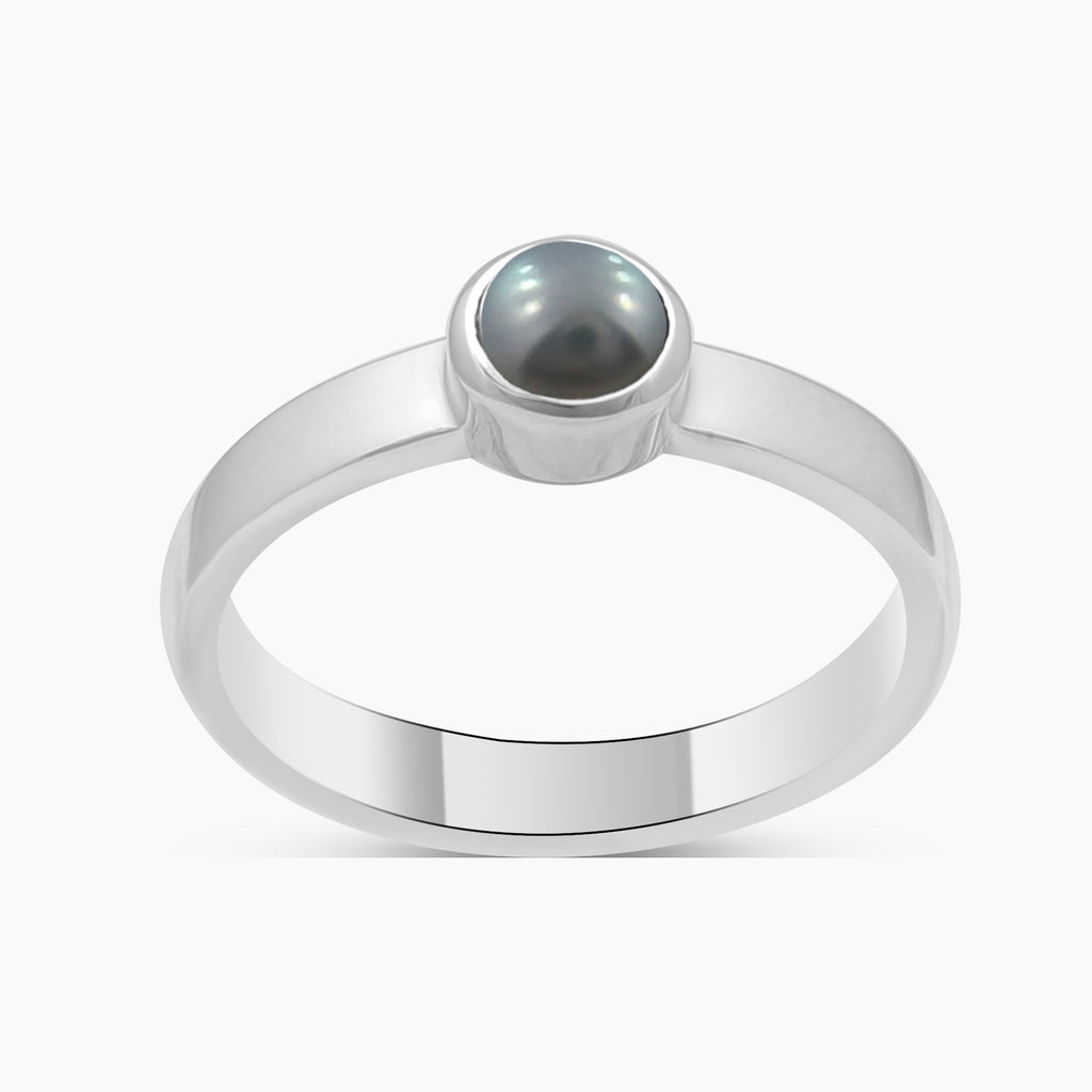 South Sea Pearl Sterling Silver Rings