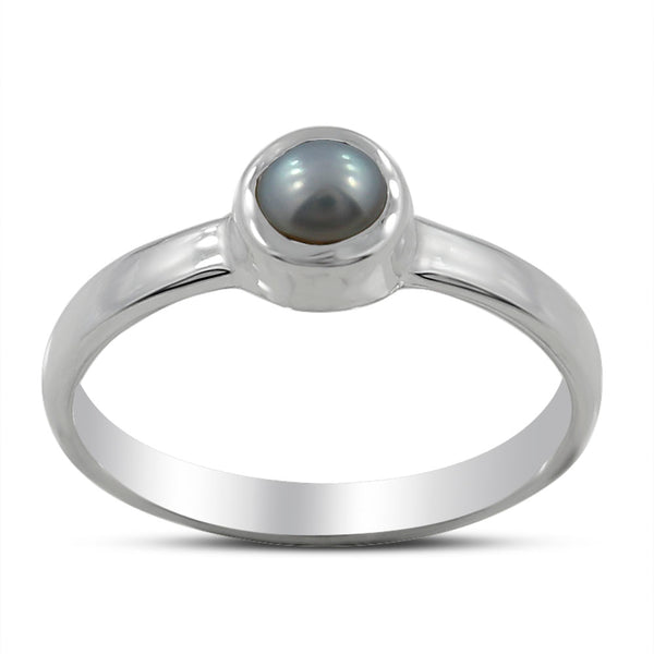 South Sea Pearl Sterling Silver Rings