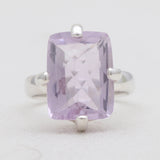 925 Sterling Silver Amethyst Rings