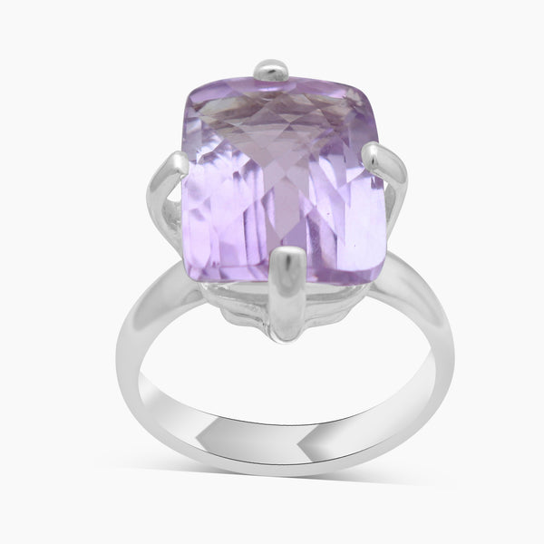 925 Sterling Silver Amethyst Rings