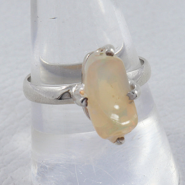 925 Sterling Silver Ethiopian Opal Ring