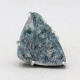 Green Kyanite Silver Rings