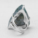 Green Kyanite Silver Rings