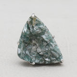 Green Kyanite Silver Rings