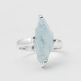 Aquamarine Silver Rings