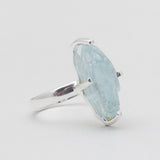 Aquamarine Silver Rings
