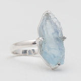 Aquamarine Silver Rings