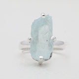 Aquamarine Silver Rings