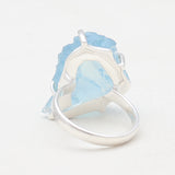 Aquamarine Silver Rings