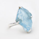 Aquamarine Silver Rings