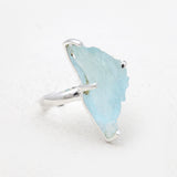 Aquamarine Silver Rings