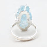 Aquamarine Silver Rings