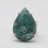 925 Sterling Silver Green Kyanite Rings