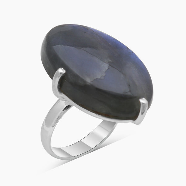 925 Sterling Silver Labradorite Rings