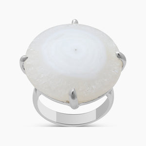 925 Sterling Silver Solar Quartz Rings