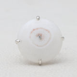 925 Sterling Silver Solar Quartz Rings