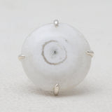925 Sterling Silver Solar Quartz Rings