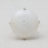 925 Sterling Silver Solar Quartz Rings