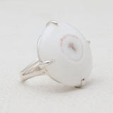 925 Sterling Silver Solar Quartz Rings