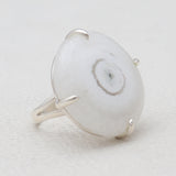 925 Sterling Silver Solar Quartz Rings